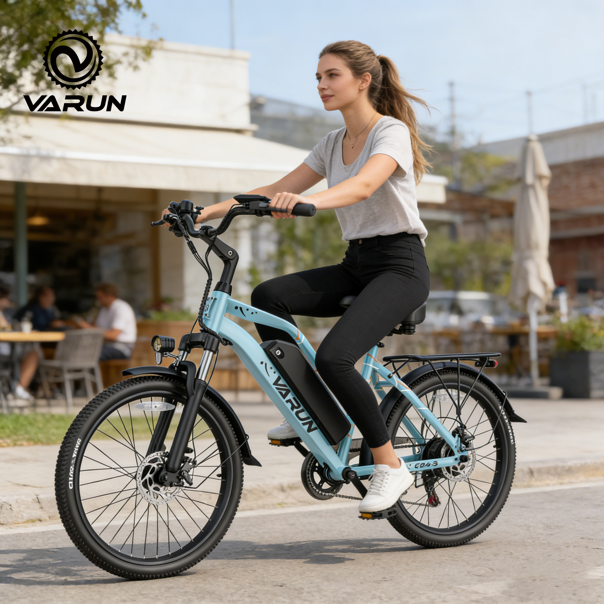 Road Bike Tire - Varun C24-3 Adult Electric Bike, 750W