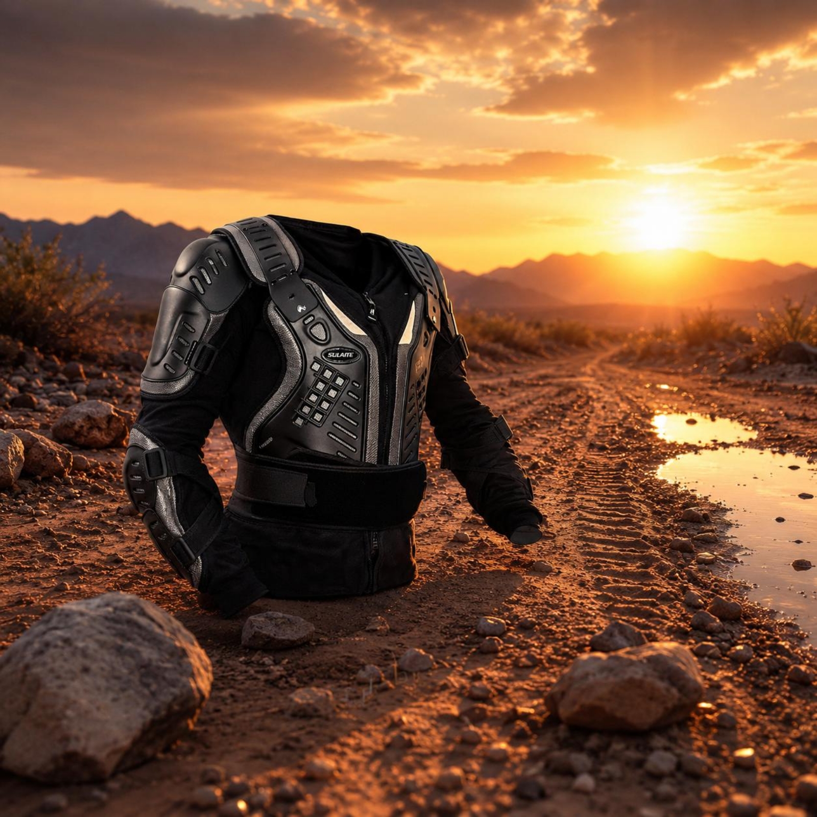 Cycling Gear Jacket - Motorcycle Protective Jacket Hard Shell Motocross