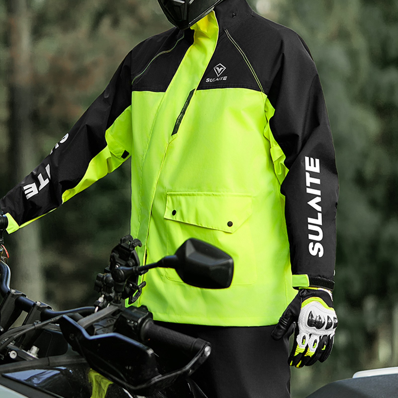 Cycling Gear For Men - Motorcycle Rain Suit for Men &