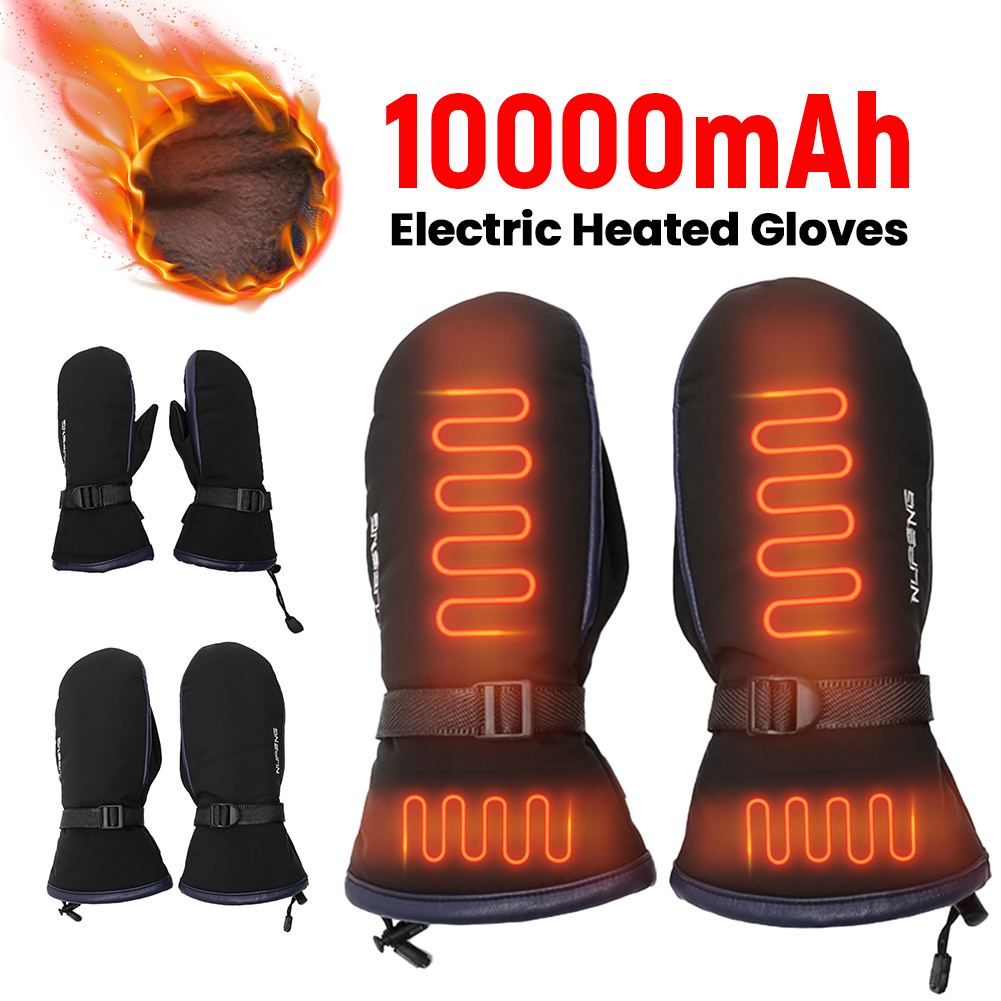 Cycling Gear Temperature - Warm Heated Gloves USB Charging Electric