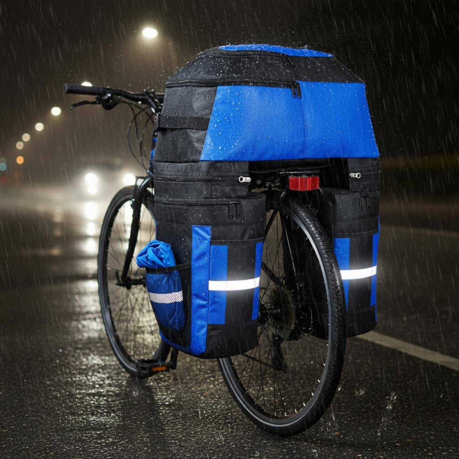 Cycling Gear Rack - Rear Rack Pannier Bag Rain Cover