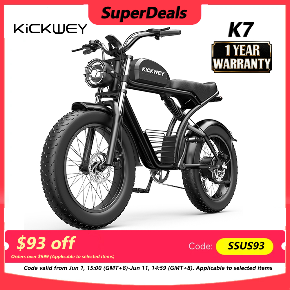 Road Bike Tire - Kickwey K7 Adult Off-Road Ebike 1500W