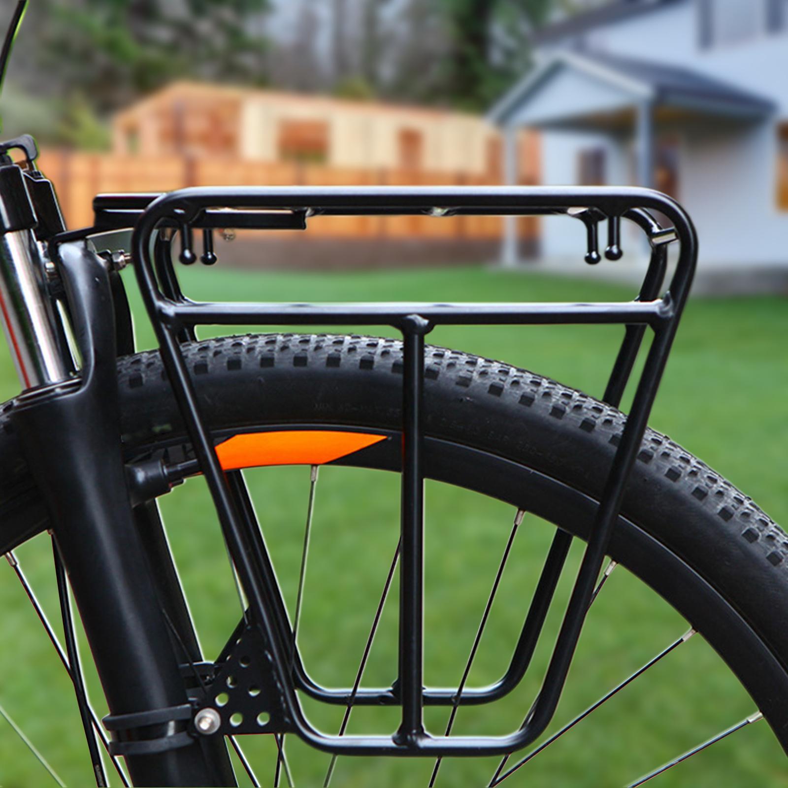 Bike Front Carrier Rack Cargo  - Cycling Gear Shelf のレビューと価格
