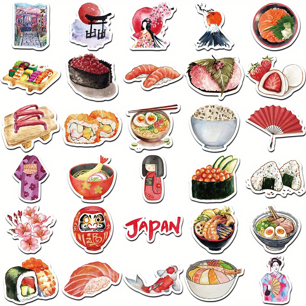 64pcs Watercolor Japan Travel  - Cycling Gear Japan のレビューと価格
