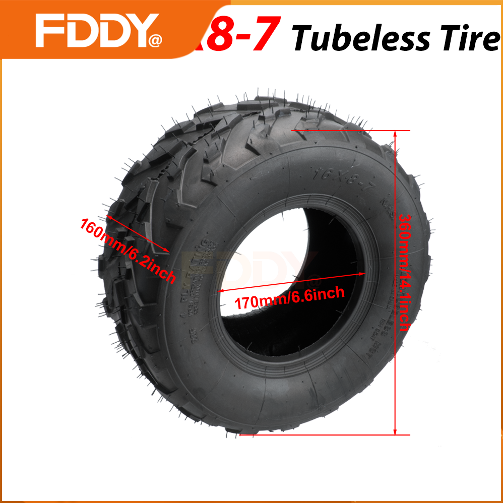 FDDY 16x8-7 Off-road Vacuum Ty - Road Bike Tire のレビューと価格