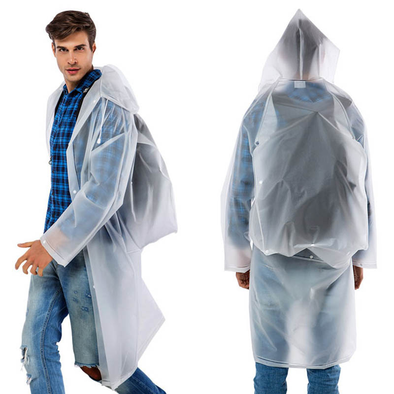 New Reusable Transparent EVA L - Cycling Gear Jacket のレビューと価格