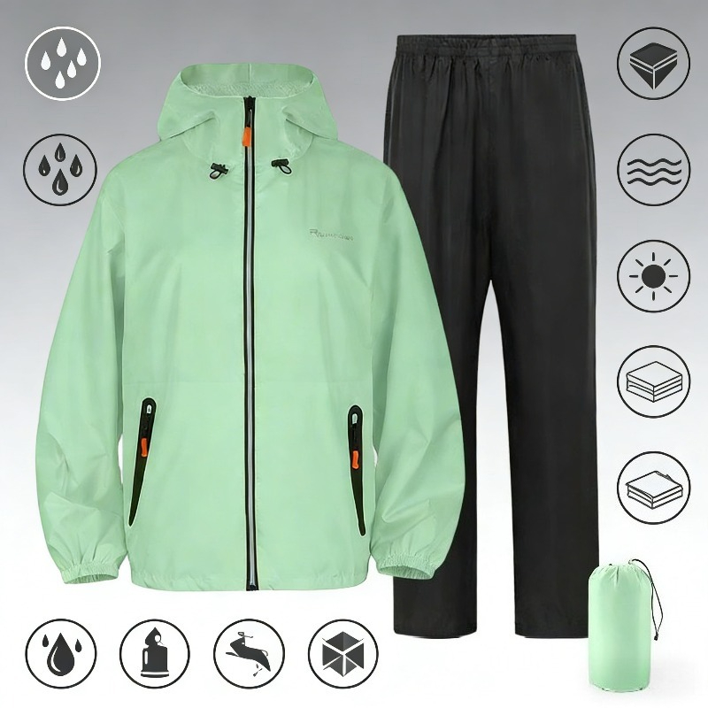 Full Body Waterproof Rain Suit - Cycling Gear For Men のレビューと価格