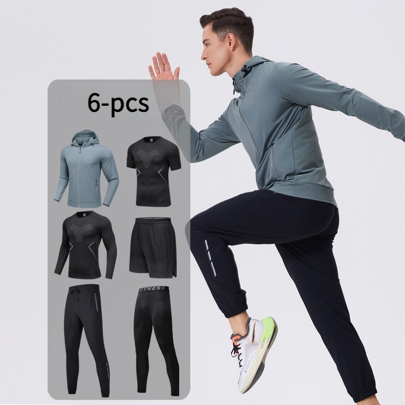 Men's 6-Piece Sportswear Set w - Cycling Gear For Men のレビューと価格