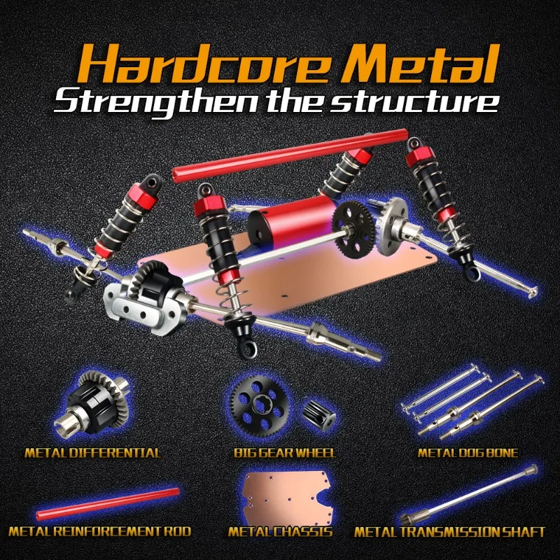 100km/h High-speed 4WD Rc Cars - Cycling Gear Rack のレビューと価格