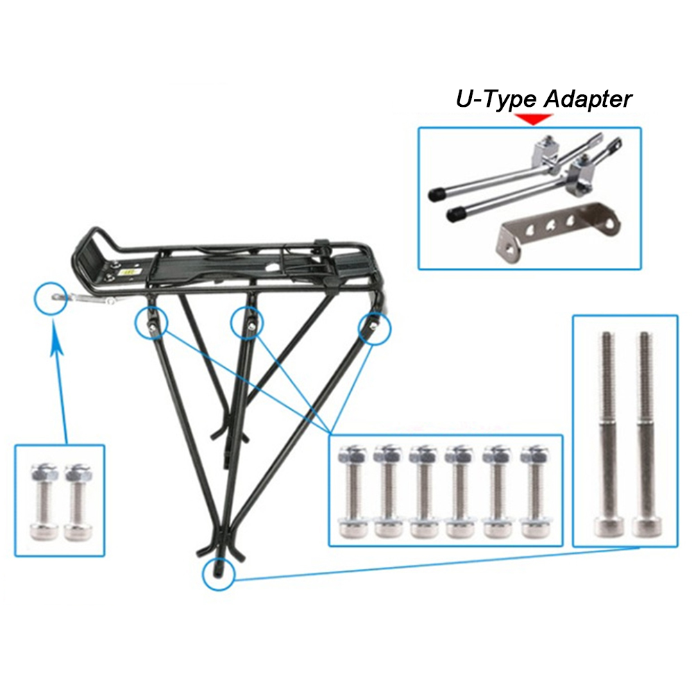 ZTTO Bicycle Rear Rack Mountai - Cycling Gear Shelf のレビューと価格