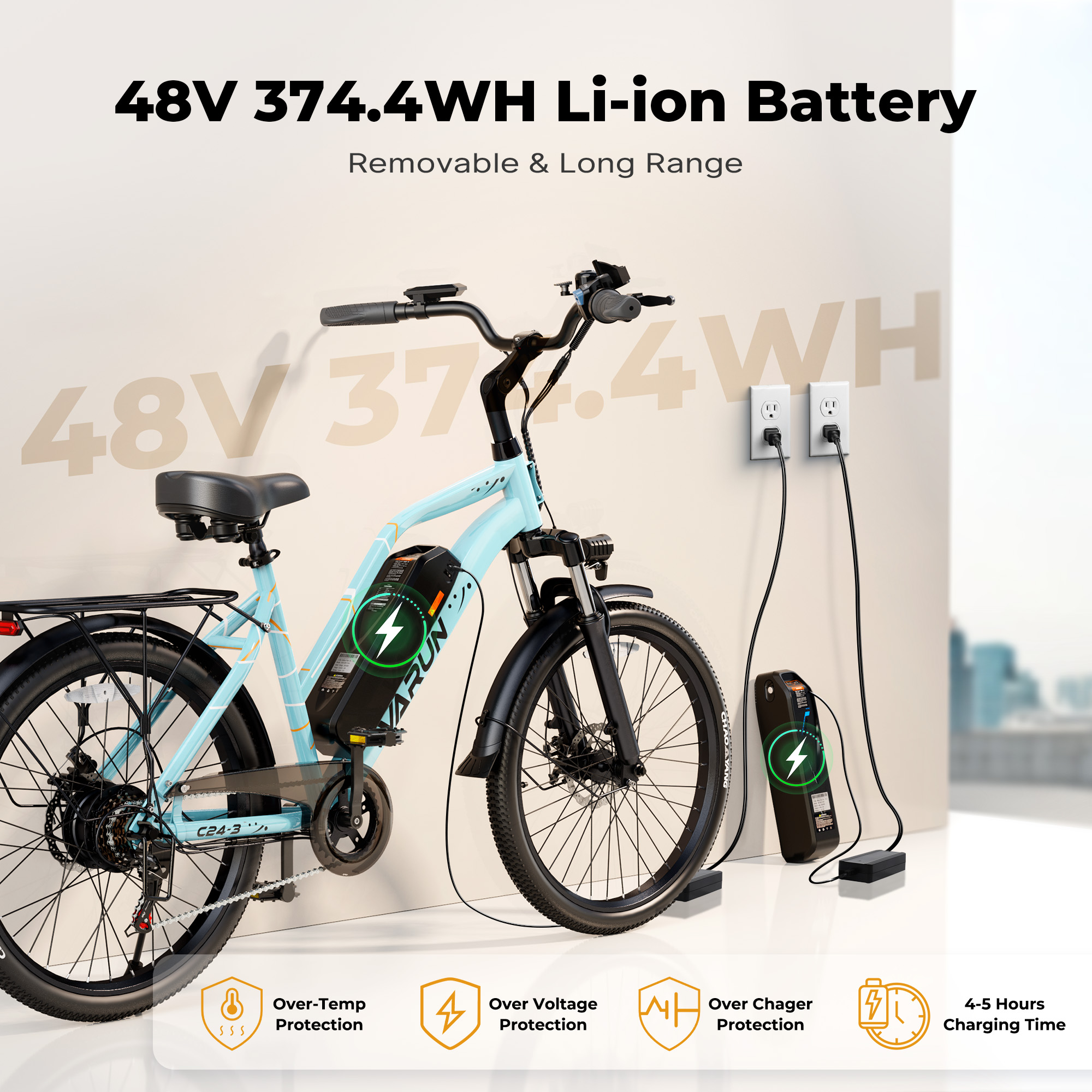 Varun C24-3 Adult Electric Bik - Road Bike Tire のレビューと価格