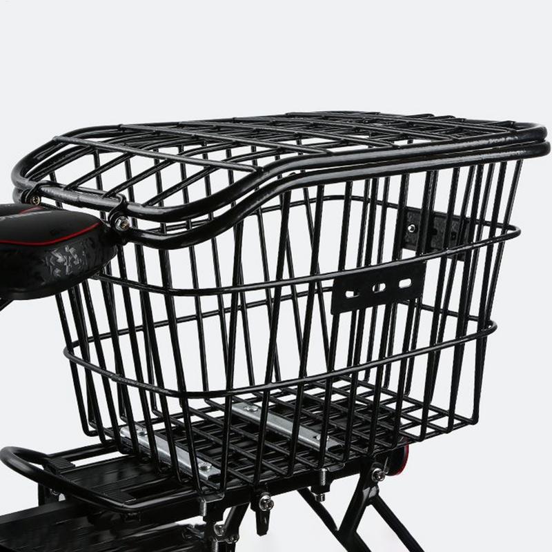 Bike Rear Basket Metal Bicycle - Cycling Gear Shelf のレビューと価格