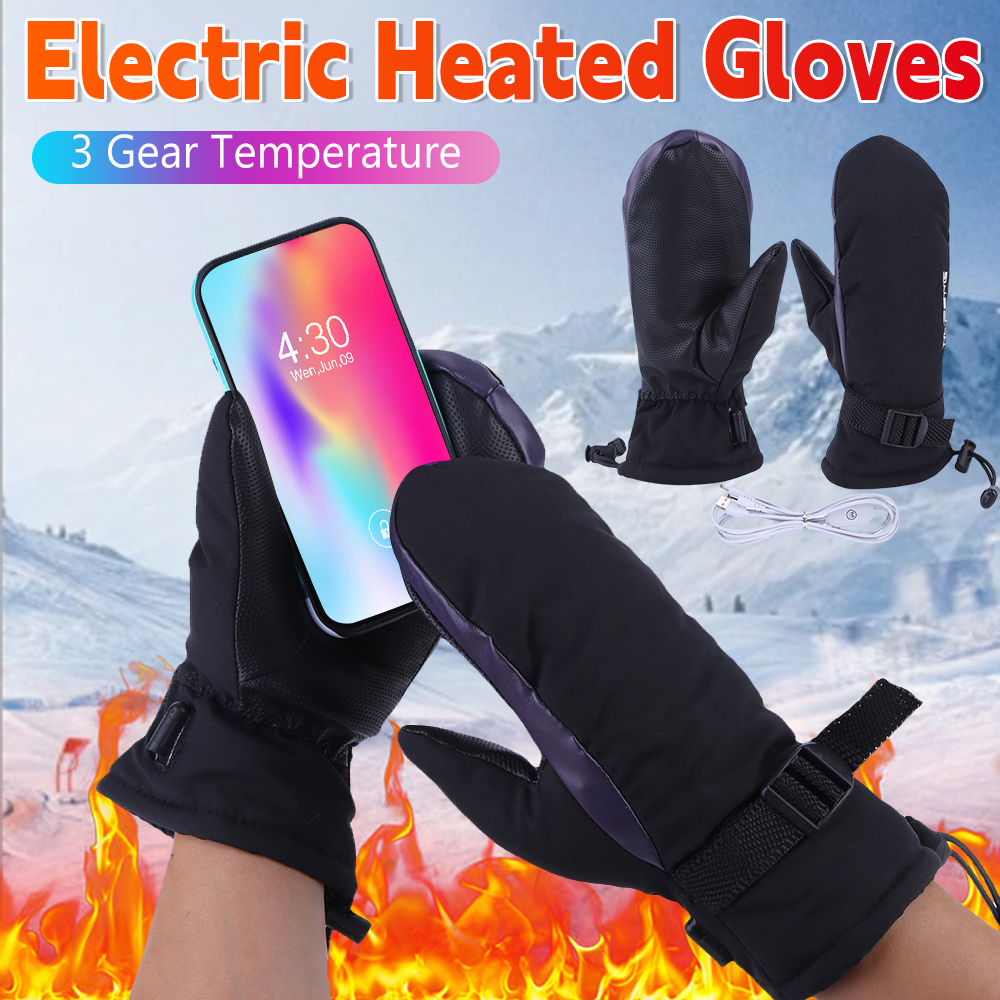 Hand Warmer Gloves USB Chargin - Cycling Gear Temperature のレビューと価格