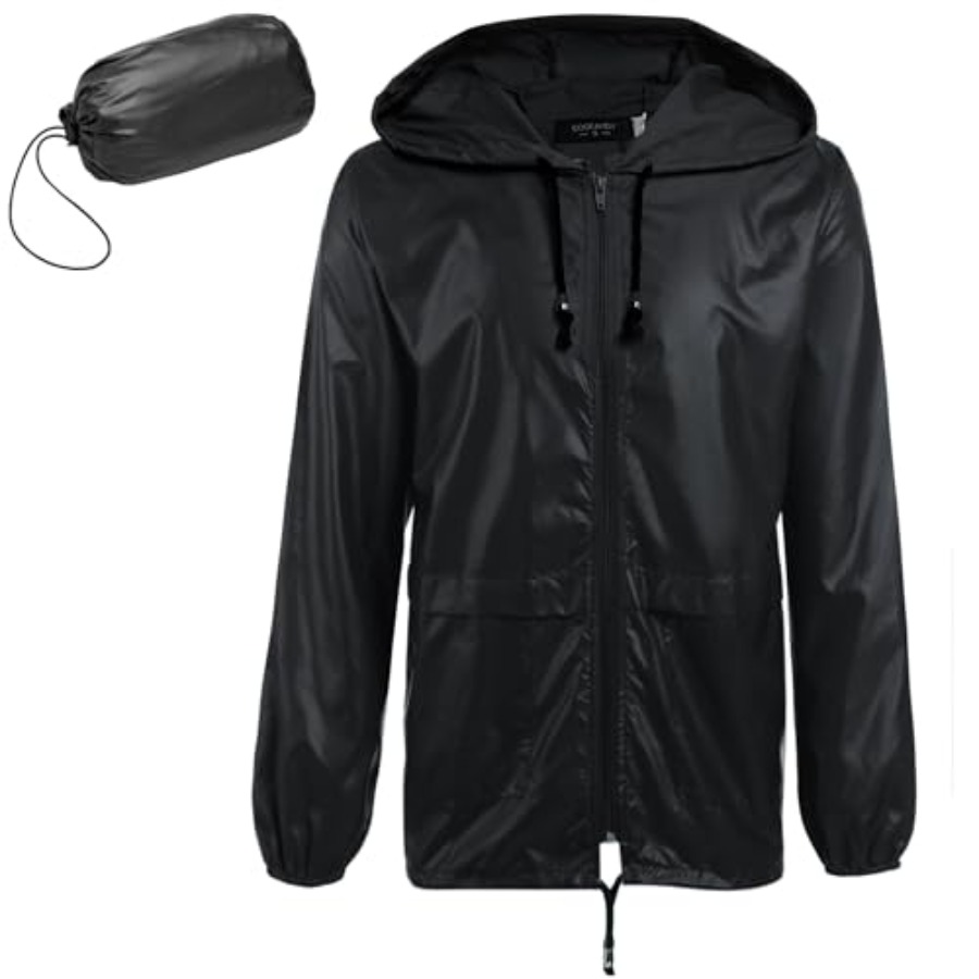 Mens Packable Rain Jacket Ligh - Cycling Gear Jacket のレビューと価格
