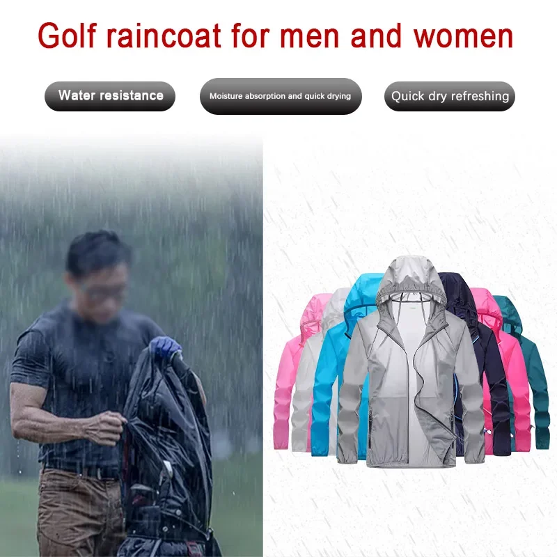 Golf Raincoat Lightweight Jack - Cycling Gear For Men のレビューと価格
