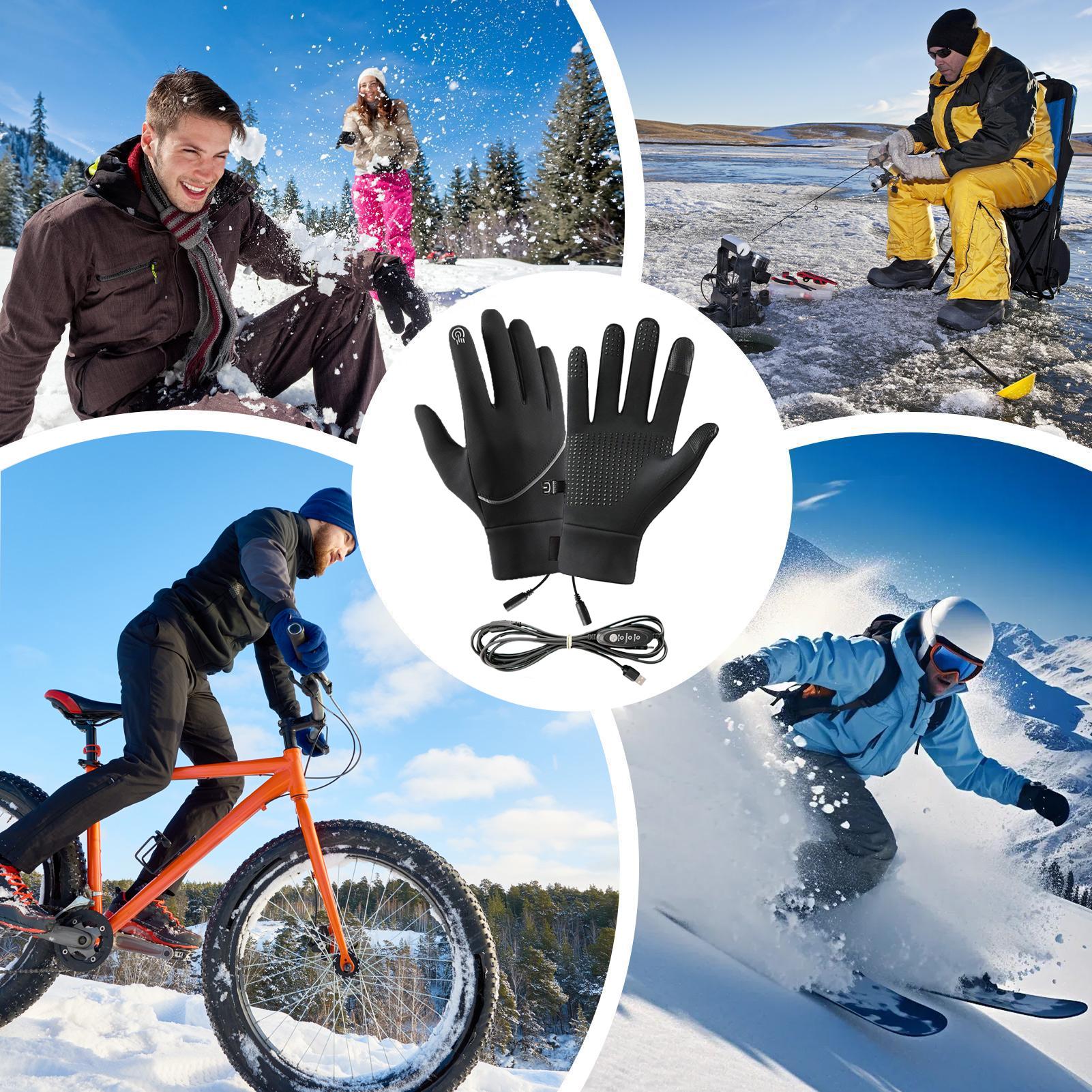 Motorcycle Gloves Heated Mitte - Cycling Gear Temperature のレビューと価格