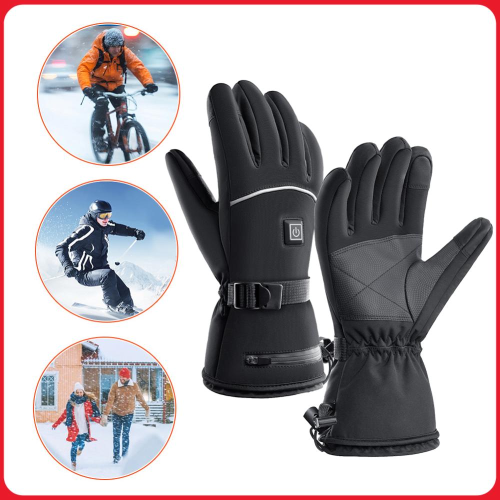 Touch Screen Heated Gloves Col - Cycling Gear Temperature のレビューと価格