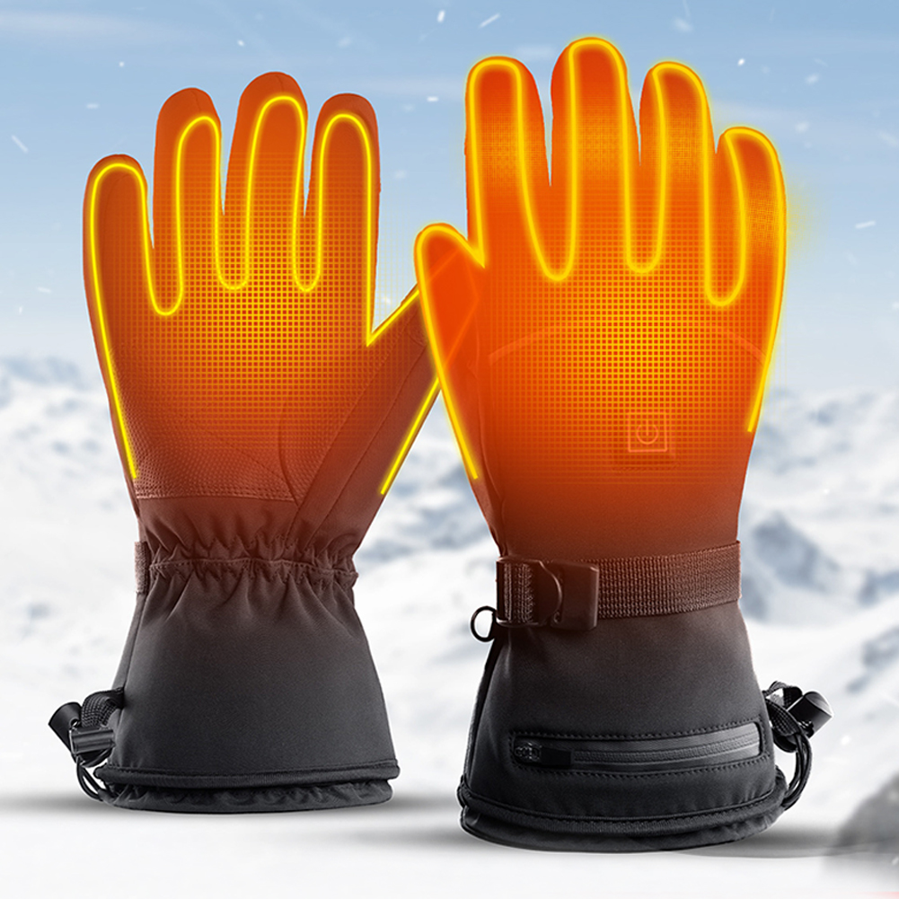 Touch Screen Heated Gloves Col - Cycling Gear Temperature のレビューと価格