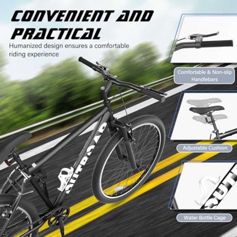 26 Mountain Bike for Urban Com - Carbon Bike Frame のレビューと価格