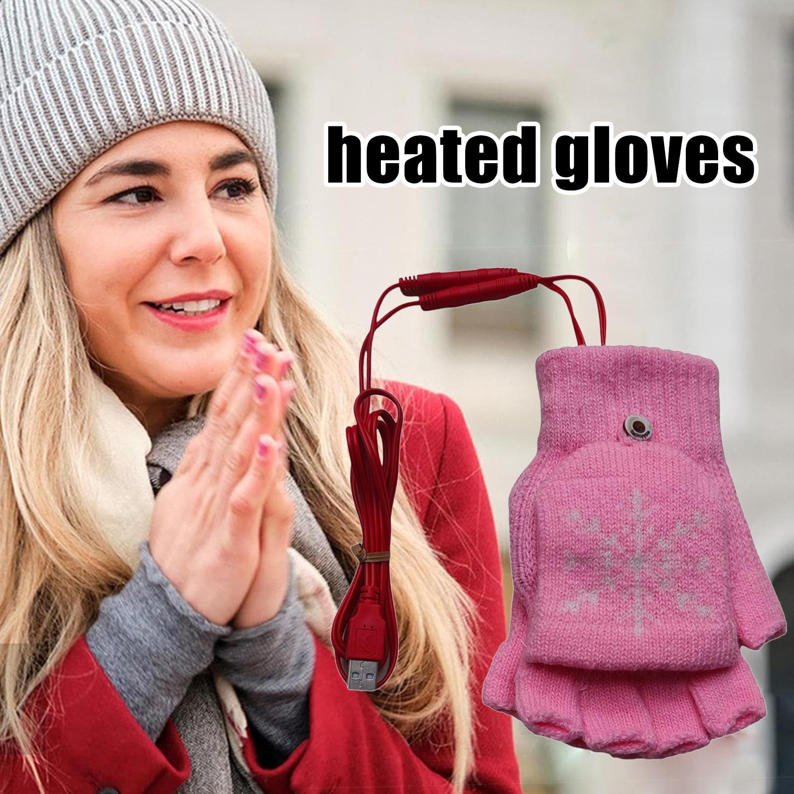 Heated Gloves Fingerless USB H - Cycling Gear For Cold Weather のレビューと価格
