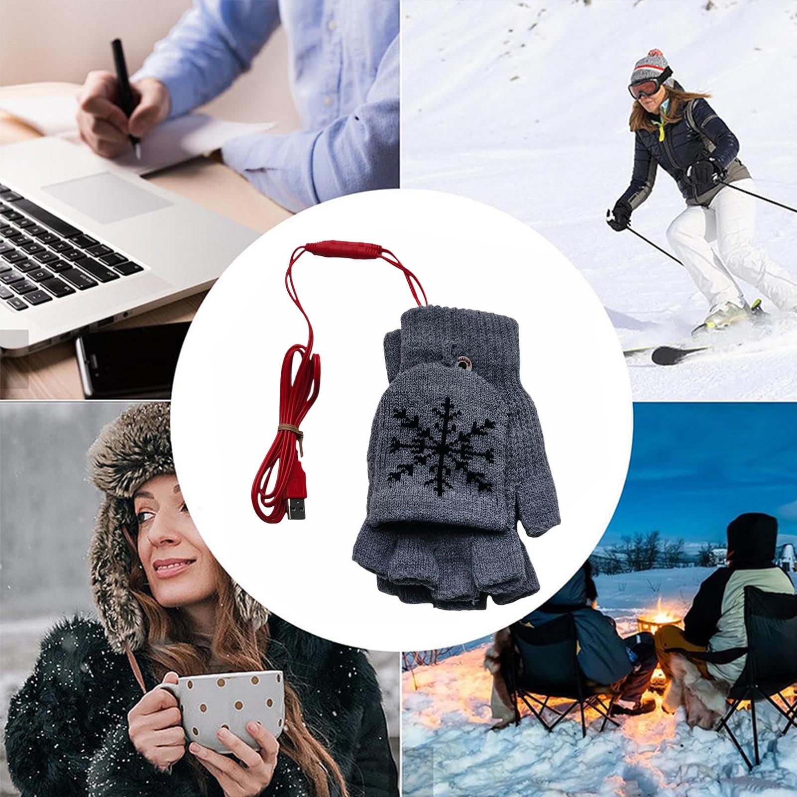 Heated Gloves Fingerless USB H - Cycling Gear For Cold Weather のレビューと価格