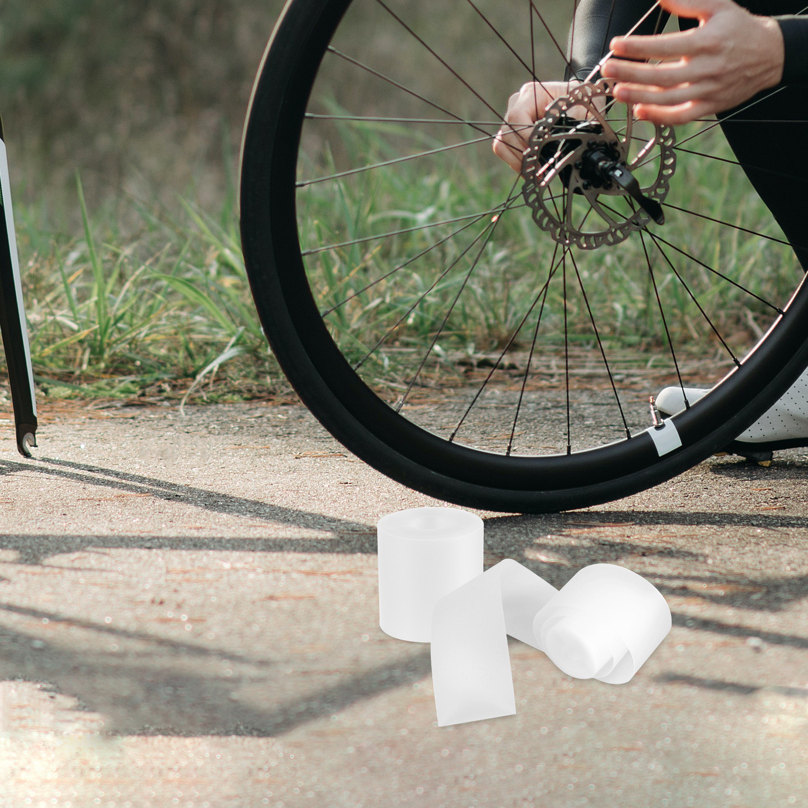 2 Rolls Bike Tire Liner Tape R - Road Bike Tire のレビューと価格
