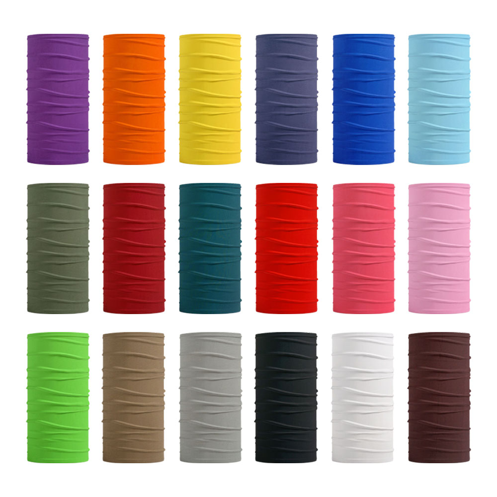 Seamless Solid Color Bandanas  - Cycling Gear For Men のレビューと価格