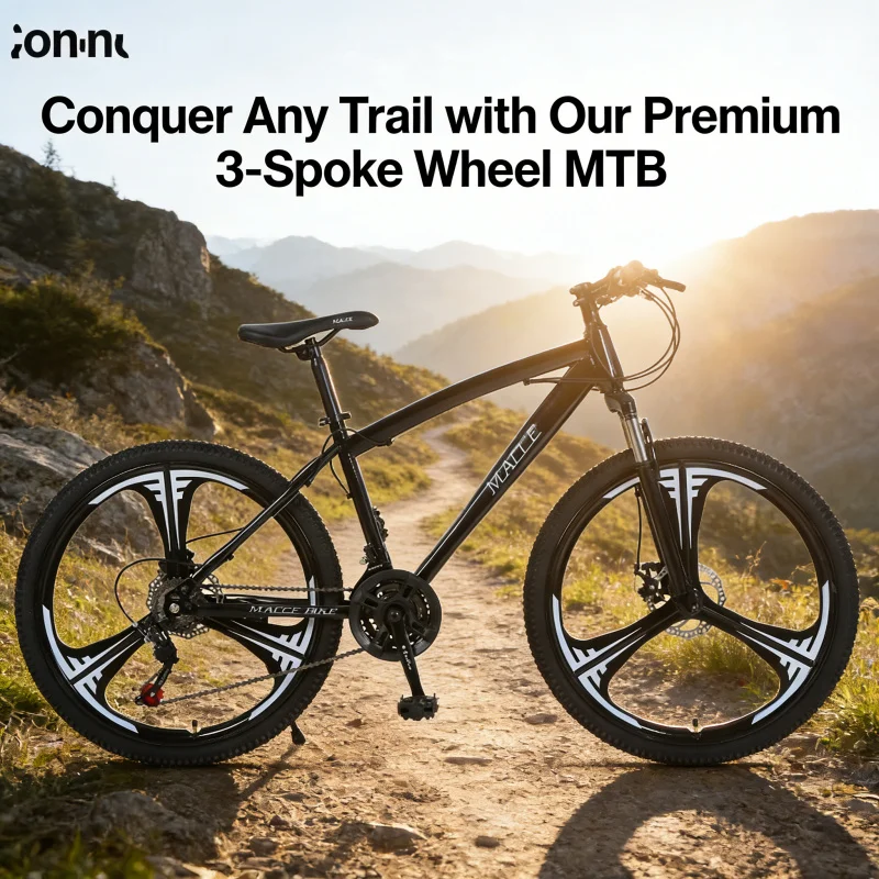 Black 24-inch Three-Knife Moun - Carbon Bike Frame のレビューと価格