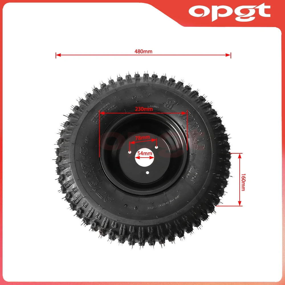 OPGT ATV 19x7.00-8 19x7-8 Inch - Road Bike Tire のレビューと価格