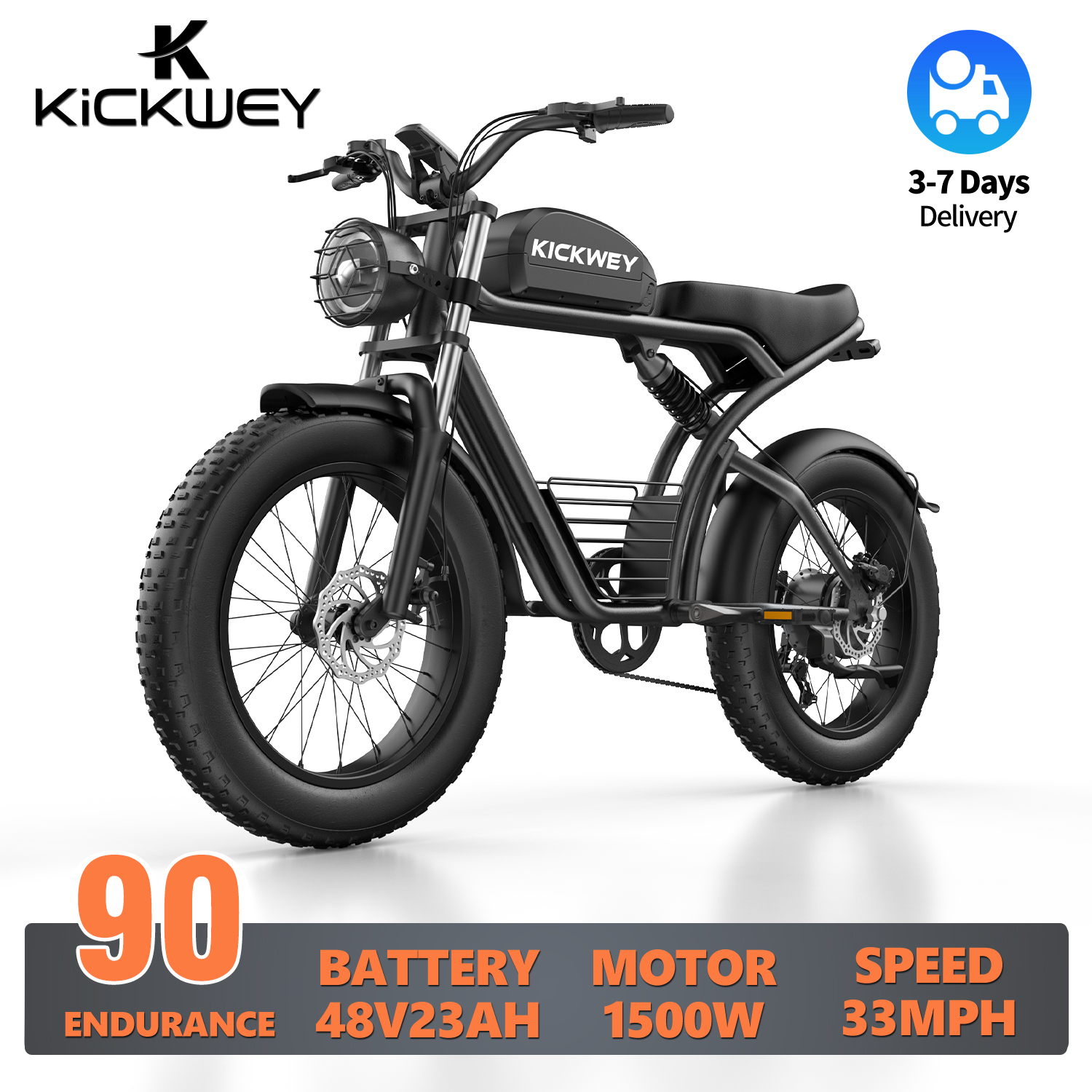Kickwey K7 Adult Off-Road Ebik - Road Bike Tire のレビューと価格