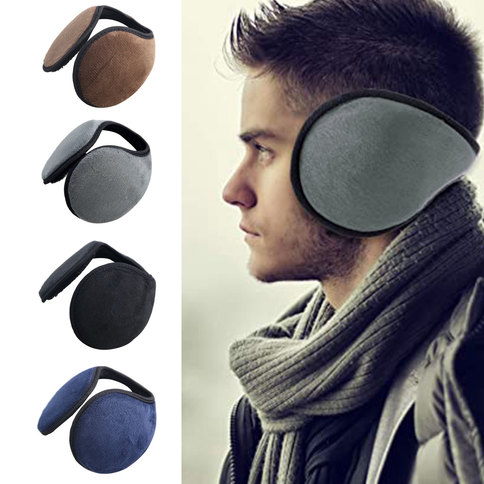 Winter Ear Muffs Warm Fleece F - Cycling Gear For Cold Weather のレビューと価格