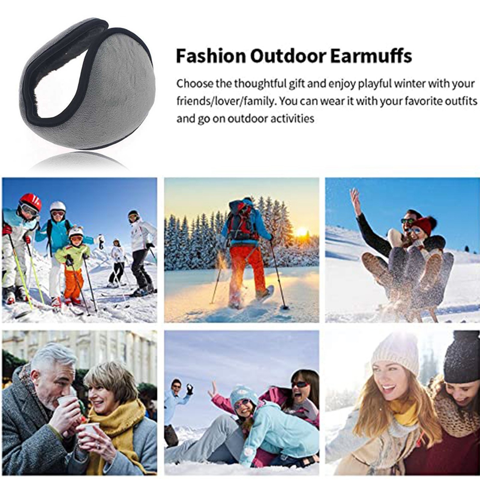 Winter Ear Muffs Warm Fleece F - Cycling Gear For Cold Weather のレビューと価格
