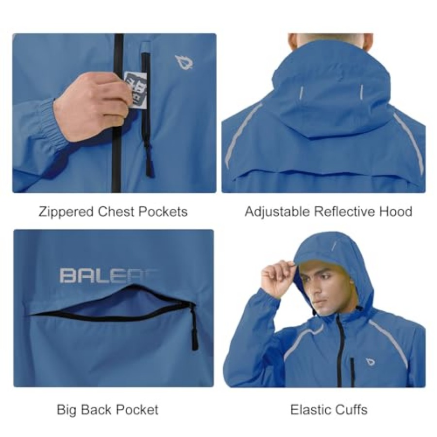 Men's Rain Jacket Waterproof W - Cycling Gear Jacket のレビューと価格